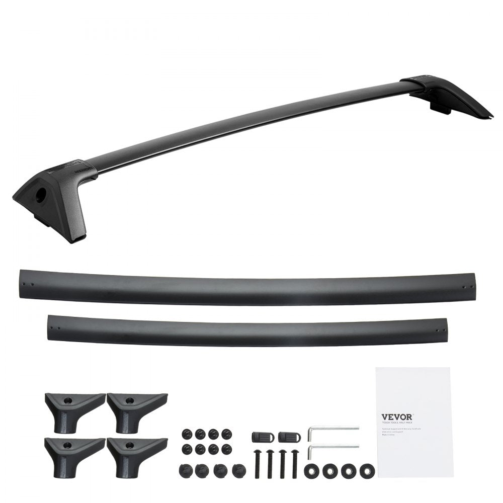 VEVOR Roof Rack Cross Bars, Compatible with Toyota RAV4 2019-2023, 260lbs Load Capacity, Aluminum Anti-Rust Crossbars with Locks, Rooftop Cargo Bag Luggage Carrier (Not Fit for Adventure/TRD Off-Road)