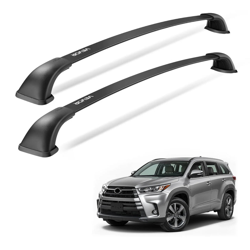 VEVOR Cross Bars Roof Racks Fit Toyota Highlander with Roof Rails 165lb Capacity
