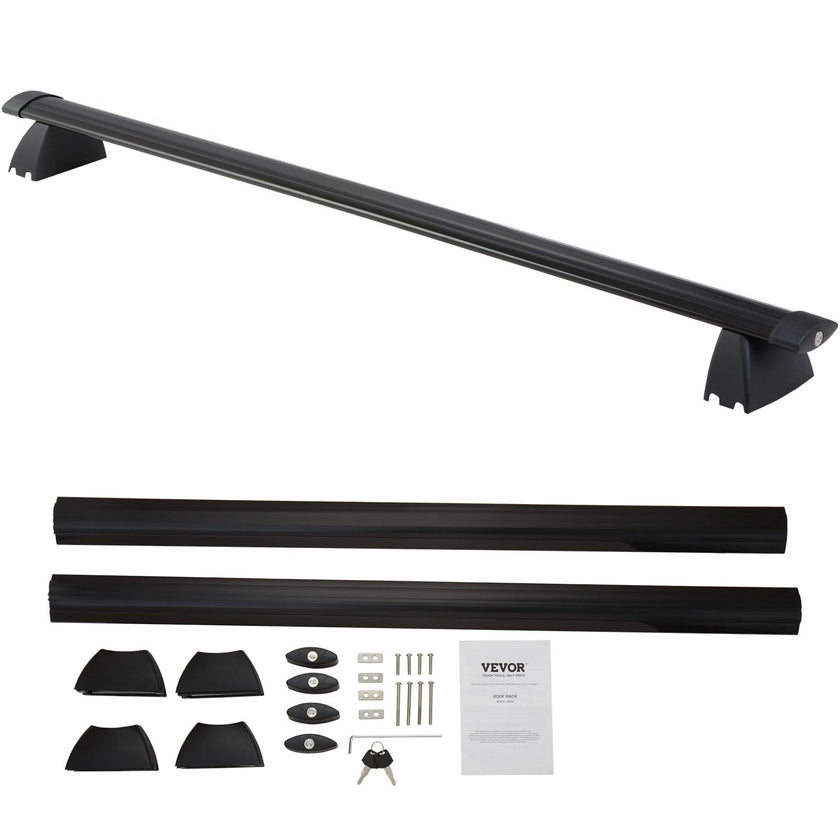 VEVOR Roof Rack Cross Bars, Compatible with 2011-2021 Jeep Grand Cherokee with Grooved Side Rails, 200lbs Load Capacity, Aluminum Crossbars with Locks, for Rooftop Cargo Carrier Bag Luggage Kayak Bike
