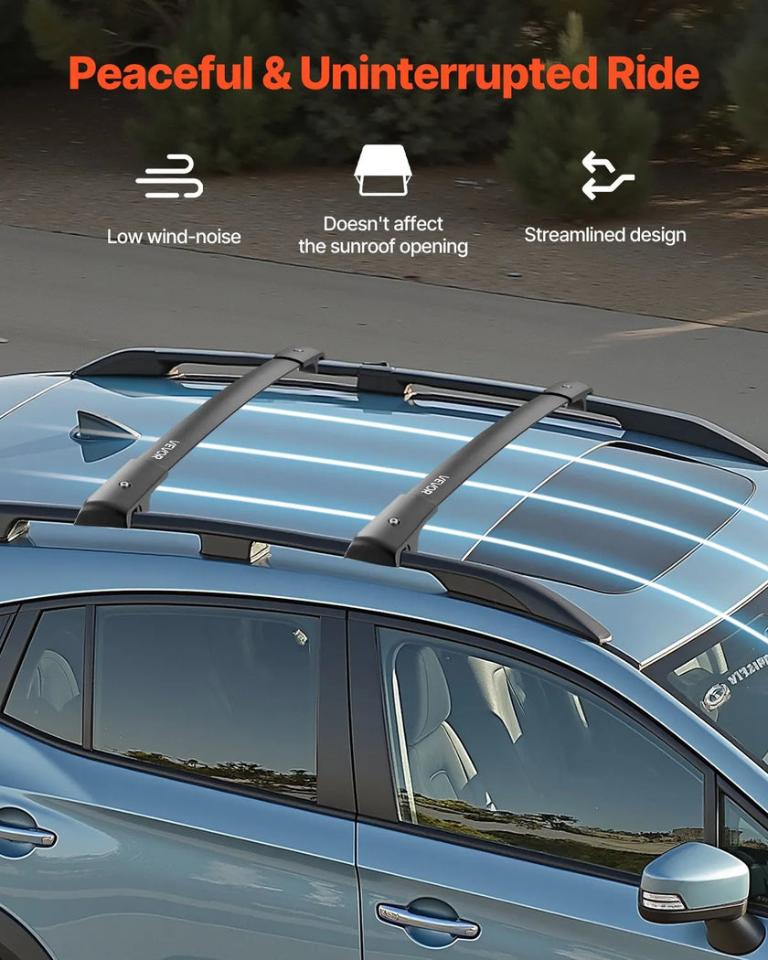 VEVOR Roof Rack Cross Bars 200 LBS Capacity Fit Subaru Crosstrek 2018-2024