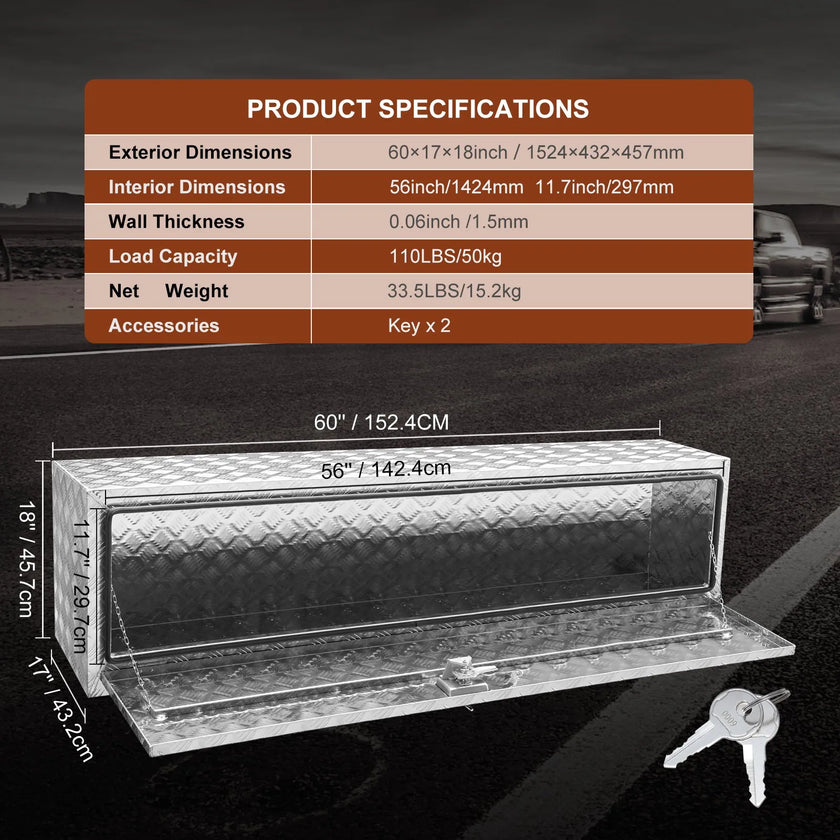 VEVOR Underbody Truck Box, 60