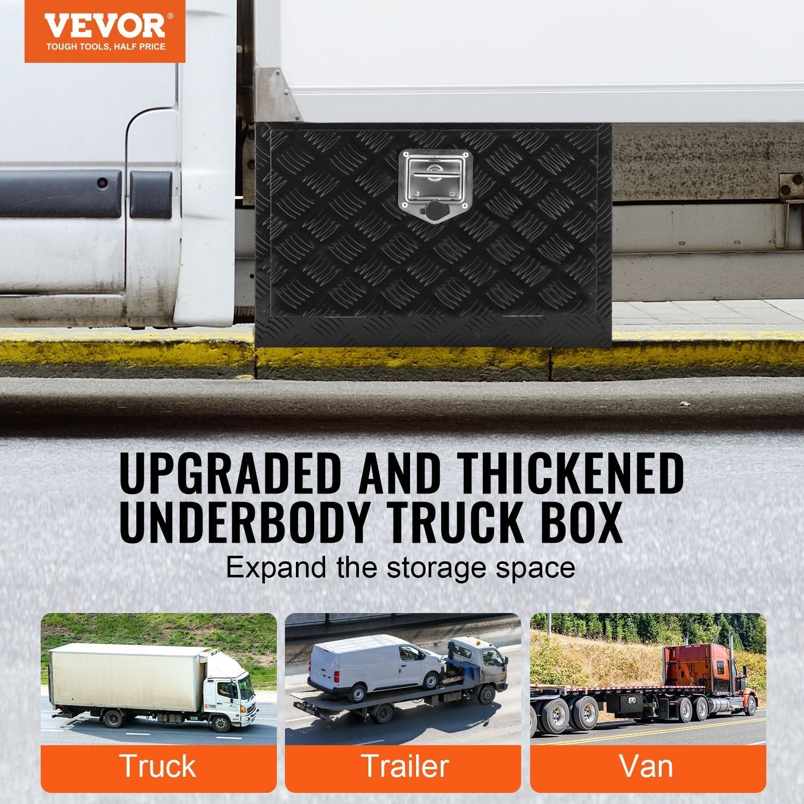 VEVOR Underbody Aluminum Truck Tool Box 24