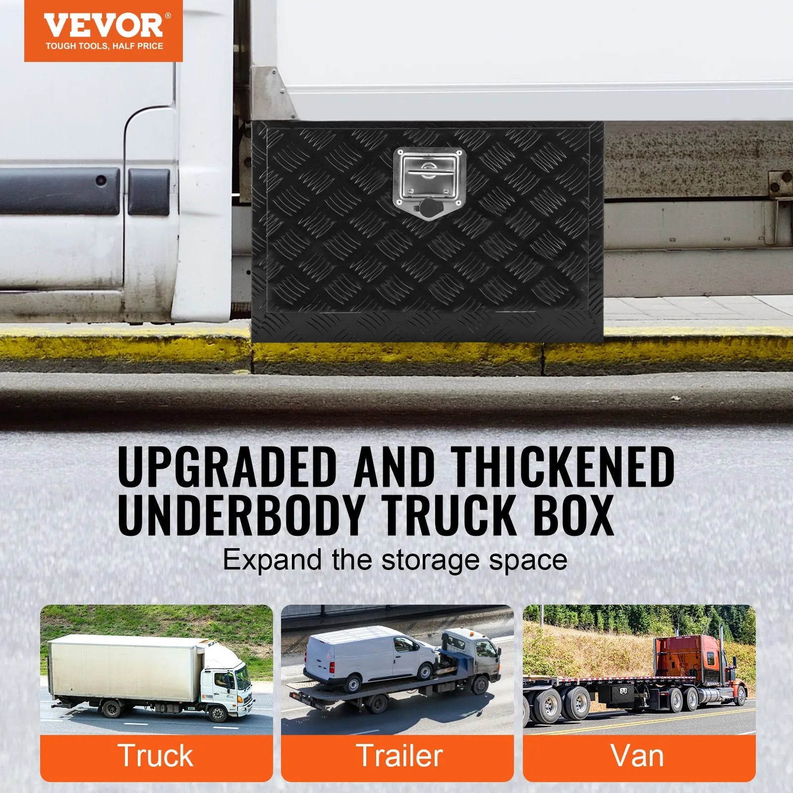 VEVOR Underbody Aluminum Truck Tool Box 24