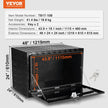 VEVOR Underbody Aluminum Truck Tool Box 48