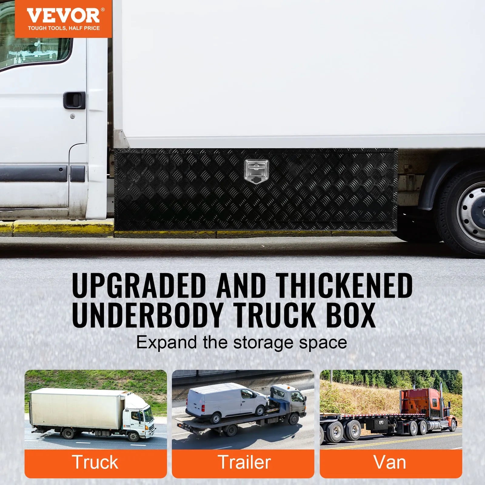 VEVOR Underbody Aluminum Truck Tool Box 60