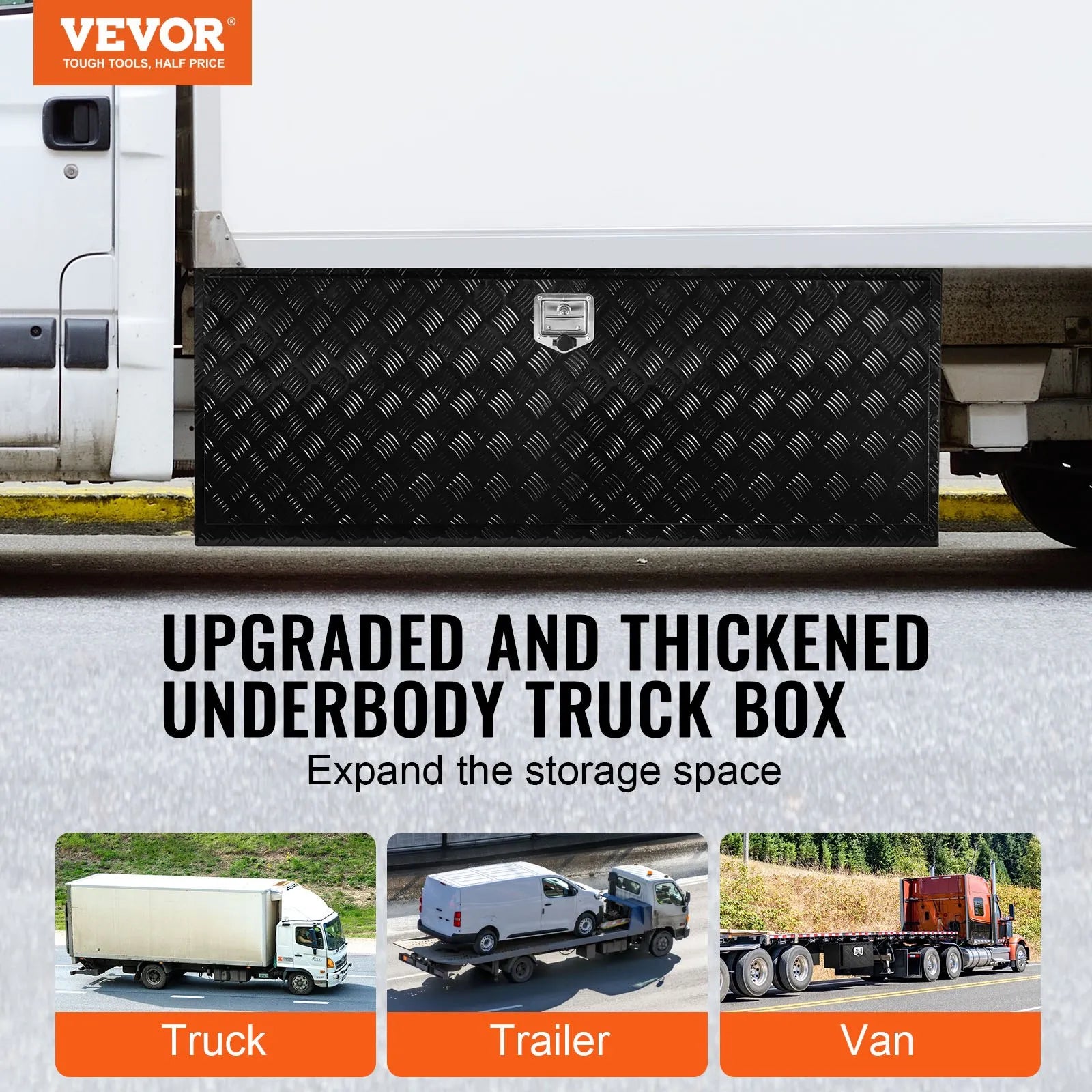 VEVOR Underbody Aluminum Truck Tool Box 60