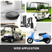 VEVOR 36V 18A Golf Cart Battery Charger Powerwise Plug with LED Indicator Lights 110V Club Car Charger for EzGo Ez-Go TXT Medalist D Style