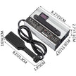 VEVOR 36V 18A Golf Cart Battery Charger Powerwise Plug with LED Indicator Lights 110V Club Car Charger for EzGo Ez-Go TXT Medalist D Style