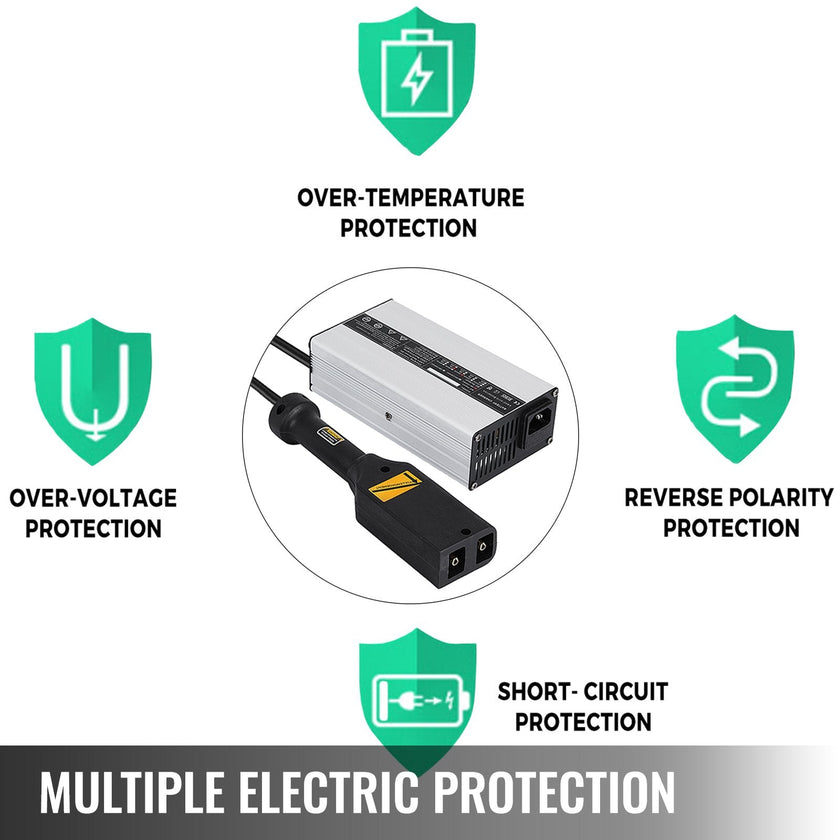 36v 5a Golf Cart Battery Charger For Club Car Lead Acid 110-120v Ac Ez Go