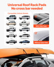 VEVOR Soft Roof Rack Pads, 31.5