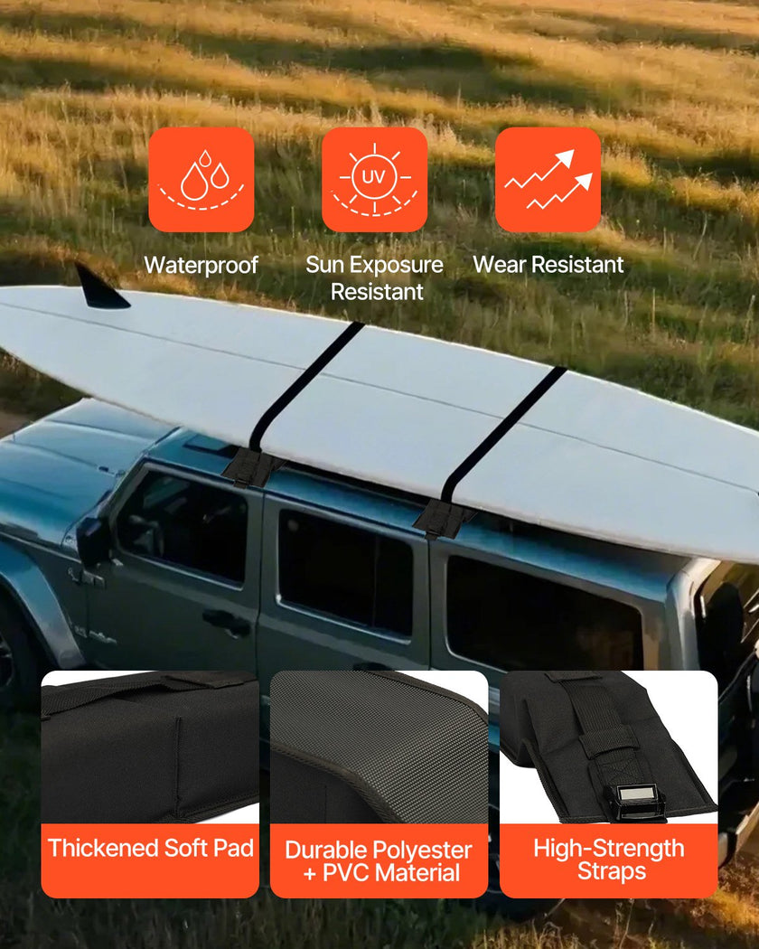 VEVOR Soft Roof Rack Pads, 31.5