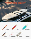 VEVOR Roof Rack Pads for Crossbar 176lbs Load Capacity for Kayak Canoe Surfboard