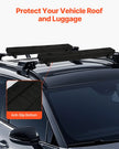 VEVOR Roof Rack Pads for Crossbar 176lbs Load Capacity for Kayak Canoe Surfboard