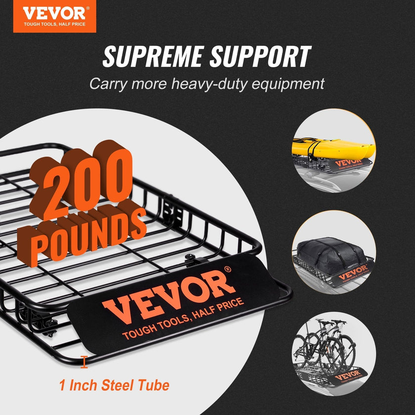 VEVOR Roof Rack Cargo Basket, 64
