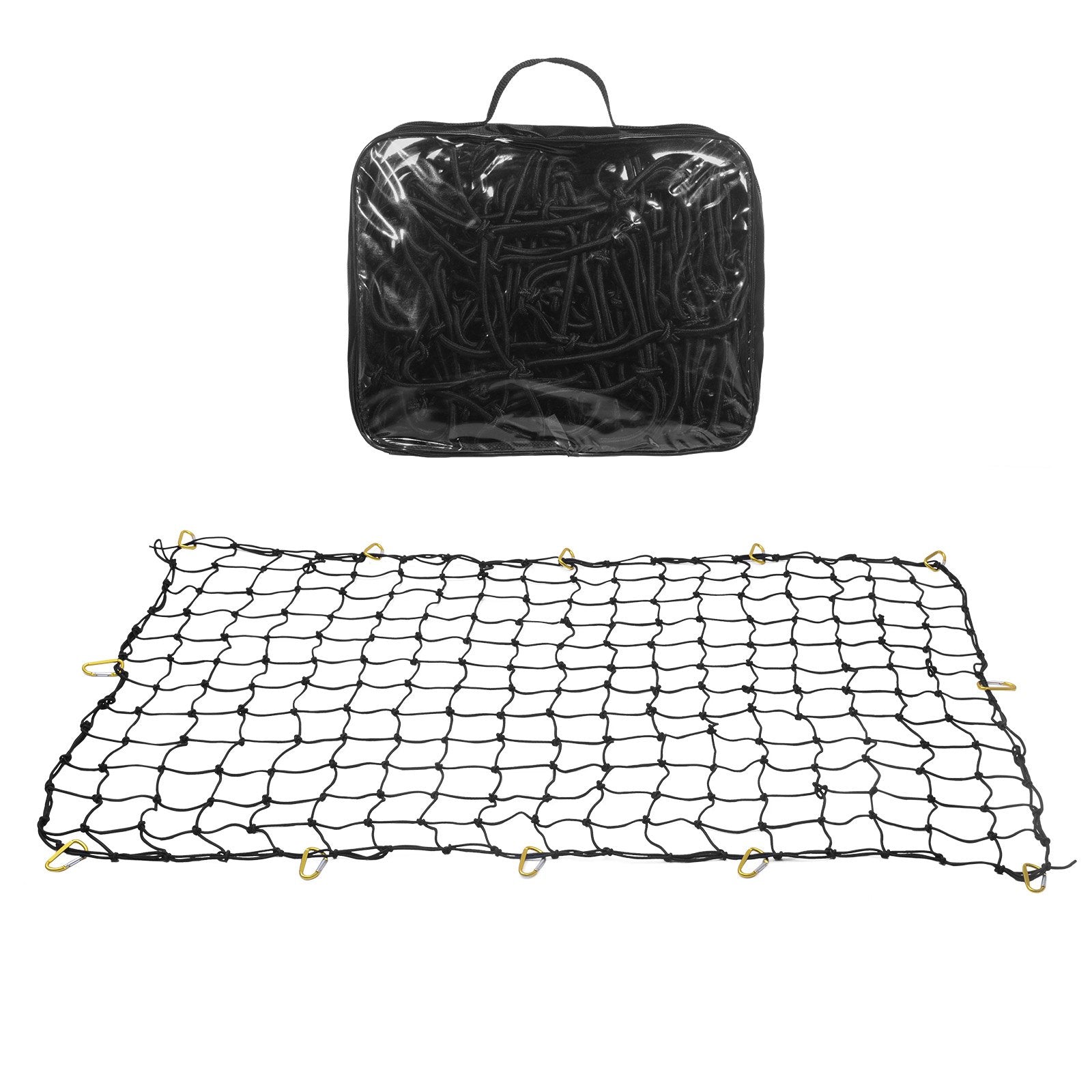 VEVOR Cargo Net Heavy Duty Bungee Cargo Net 7.2' x 10.8' Stretchable for Trucks