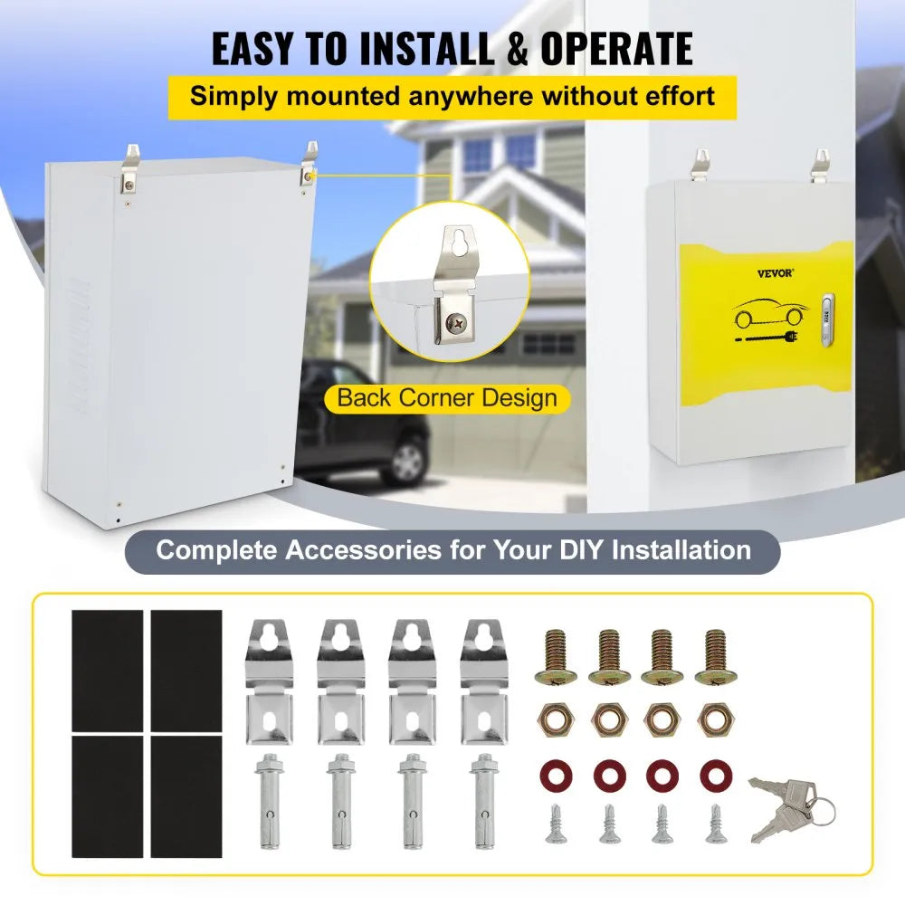 VEVOR Tesla Charger Station Box, 28 x 20 x 10