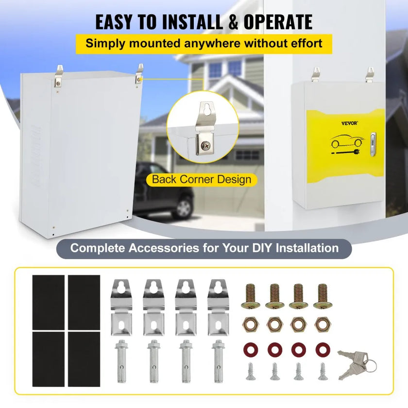 VEVOR Tesla Charger Station Box, 28 x 20 x 10