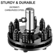 VEVOR Slip Clutch, 1 3/8” PTO Slip Clutch, Smooth Round Ends PTO Friction Clutch, Carburized Steel Tractor Slip Clutch, Adjustable Rotary Cutter Slip Clutch, Black Brush Hog Slip Clutch for PTO Shaft