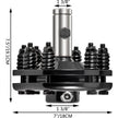 VEVOR Slip Clutch, 1 3/8” PTO Slip Clutch, Smooth Round Ends PTO Friction Clutch, Carburized Steel Tractor Slip Clutch, Adjustable Rotary Cutter Slip Clutch, Black Brush Hog Slip Clutch for PTO Shaft