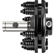 VEVOR Slip Clutch, 1 3/8” PTO Slip Clutch, Smooth Round Ends PTO Friction Clutch, Carburized Steel Tractor Slip Clutch, Adjustable Rotary Cutter Slip Clutch, Black Brush Hog Slip Clutch for PTO Shaft