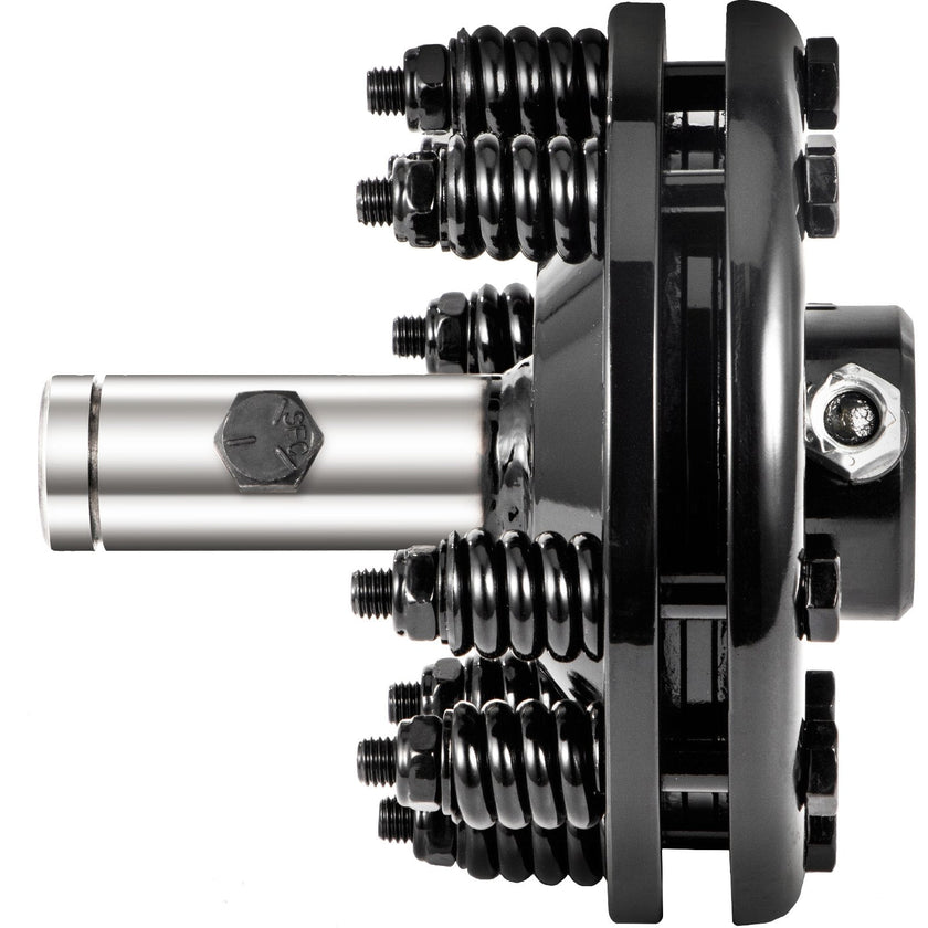 VEVOR Slip Clutch, 1 3/8” PTO Slip Clutch, Smooth Round Ends PTO Friction Clutch, Carburized Steel Tractor Slip Clutch, Adjustable Rotary Cutter Slip Clutch, Black Brush Hog Slip Clutch for PTO Shaft