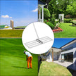 VEVOR Lawn Leveler Tool 30 x 10 in, Lawn Leveling Rake with 77 in Long Handle, Soil Leveling Tool Stainless Steel, Leveling Soil Dirt or Sand Ground Surface for Yard Garden Ground and Golf Lawn