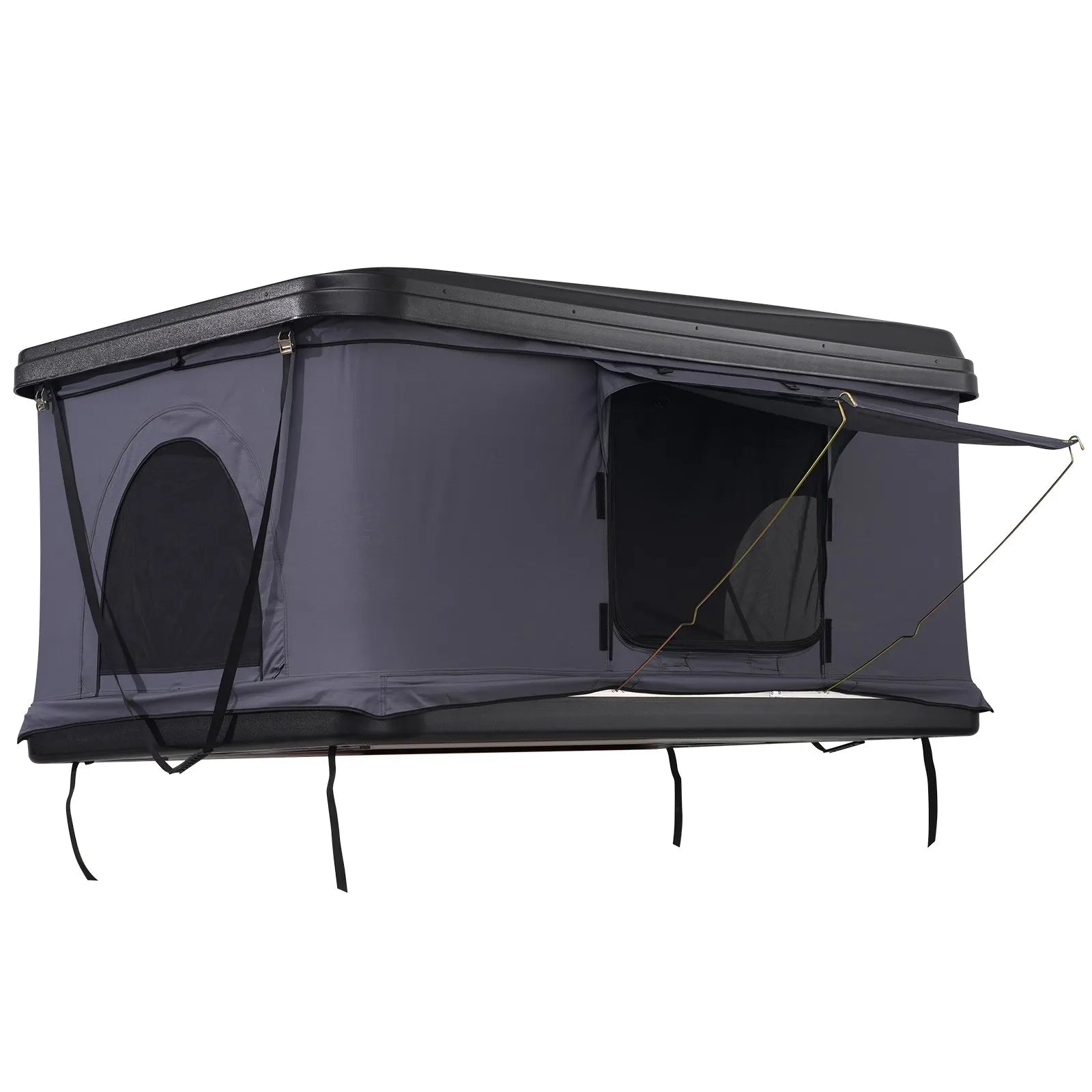 VEVOR Rooftop Tent Hard Shell 2-3 Person Waterproof for Jeep SUV Truck w/ Ladder
