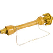 VEVOR PTO Shaft, 1-3/8” PTO Drive Shaft, 6 Spline Both Ends PTO Driveline Shaft, Series 4 Tractor PTO Shaft, 31.5”-41” Brush Hog PTO Shaft, Yellow PTO Shaft w/Slip Clutch for Bush Hog/Finish Mower