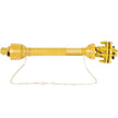 VEVOR PTO Shaft, 1-3/8” PTO Drive Shaft, 6 Spline Both Ends PTO Driveline Shaft, Series 4 Tractor PTO Shaft, 31.5”-41” Brush Hog PTO Shaft, Yellow PTO Shaft w/Slip Clutch for Bush Hog/Finish Mower