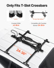 VEVOR Folding Roof Top Bike Rack Heavy Duty Car Bicycle Upright Mount Rack Lock