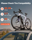 VEVOR Folding Roof Top Bike Rack Heavy Duty Car Bicycle Upright Mount Rack Lock