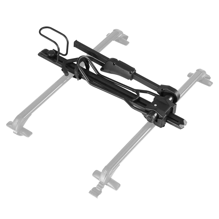 VEVOR Folding Roof Top Bike Rack Heavy Duty Car Bicycle Upright Mount Rack Lock