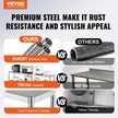 VEVOR Double Overshelf Stainless Steel Overshelf 2-Tier 12