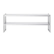 VEVOR Double Overshelf Stainless Steel Overshelf 2-Tier 12