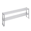 VEVOR Double Overshelf Stainless Steel Overshelf 2-Tier 12