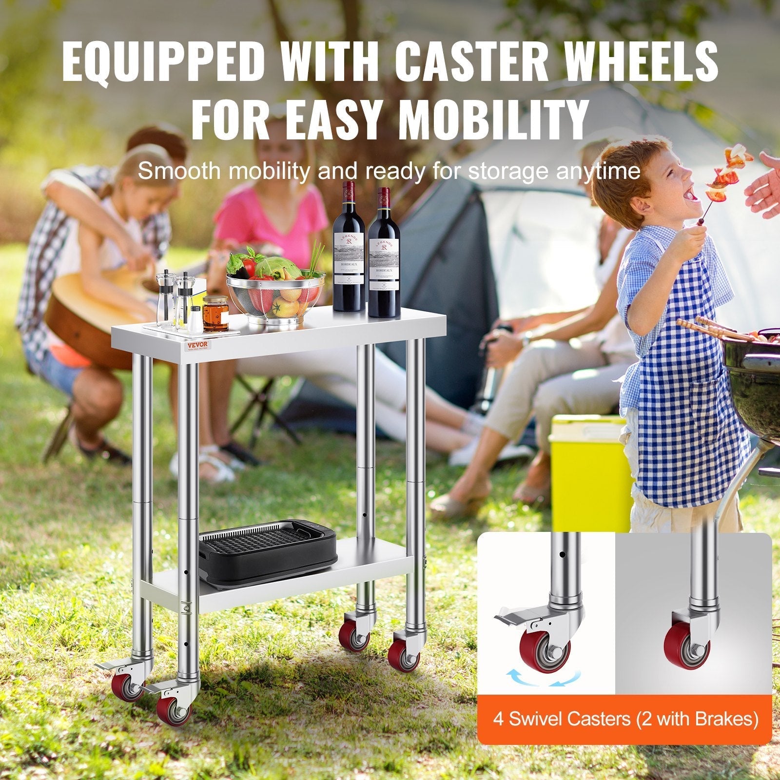 Work Table With Wheels 30