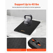 VEVOR Appliance Slider Tray –  Rolling Sliding Tray with Rubber Wheels, Black