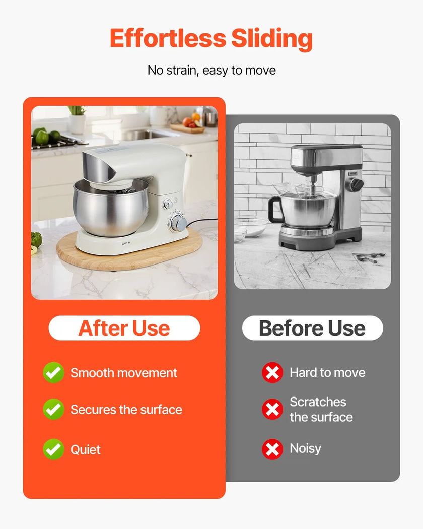 VEVOR Mixer Slider Oval 15.7 x 11.1-inch for Tilt Head 5.5-8 Qt Stand Mixer