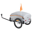 VEVOR Bike Cargo Trailer, 100 lbs Load Capacity, Heavy-Duty Bicycle Wagon Cart, Foldable Compact Storage with Universal Hitch, Waterproof Cover, 16