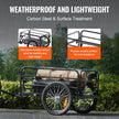 VEVOR Bike Cargo Trailer, 160 lbs Load Capacity, Heavy-Duty Bicycle Wagon Cart, Foldable Compact Storage & Quick Release with Universal Hitch, 16