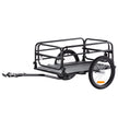 VEVOR Bike Cargo Trailer, 160 lbs Load Capacity, Heavy-Duty Bicycle Wagon Cart, Foldable Compact Storage & Quick Release with Universal Hitch, 16