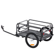 VEVOR Bike Cargo Trailer, 160 lbs Load Capacity, Heavy-Duty Bicycle Wagon Cart, Foldable Compact Storage & Quick Release with Universal Hitch, 16