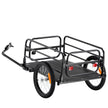 VEVOR Bike Cargo Trailer, 160 lbs Load Capacity, Heavy-Duty Bicycle Wagon Cart, Foldable Compact Storage & Quick Release with Universal Hitch, 16
