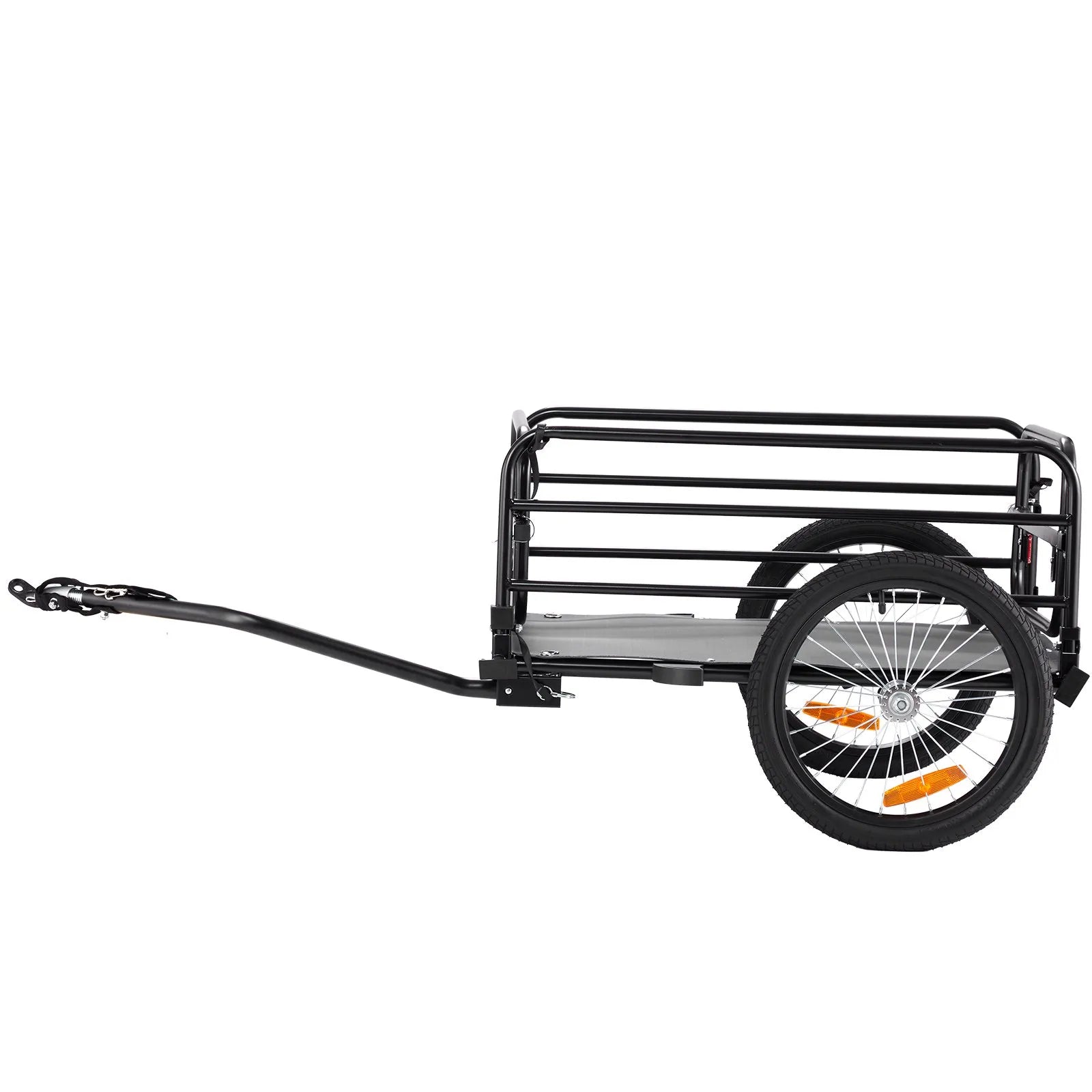 VEVOR Bike Cargo Trailer, 160 lbs Load Capacity, Heavy-Duty Bicycle Wagon Cart, Foldable Compact Storage & Quick Release with Universal Hitch, 16