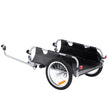 VEVOR Bike Cargo Trailer, 100 lbs Load Capacity, Heavy-Duty Bicycle Wagon Cart, Foldable Compact Storage & Quick Release with Universal Hitch, 16