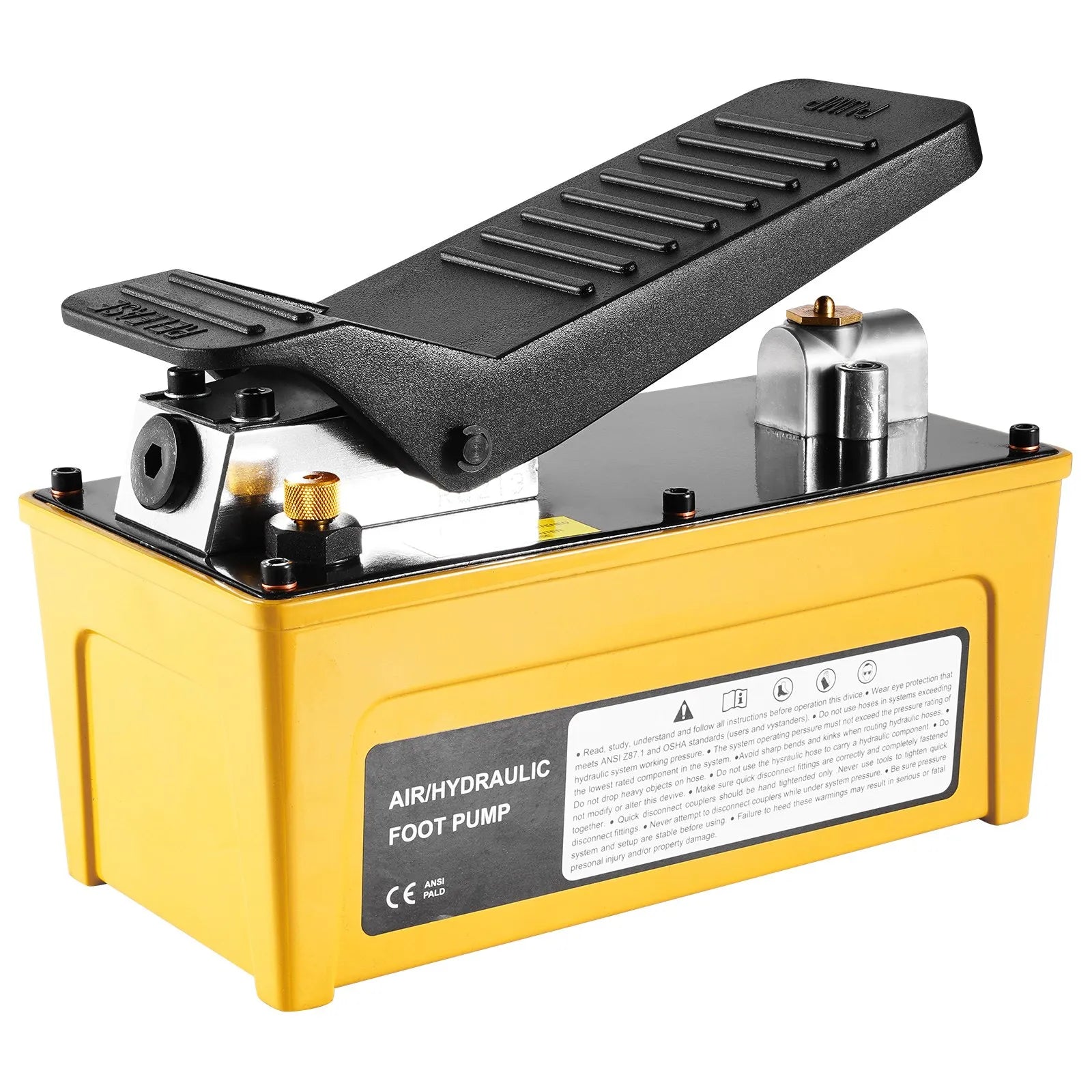 VEVOR Air Hydraulic Pump Air Actuated Foot Pump 10,000PSI Frame Machine Pump