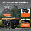 VEVOR Bike Cargo Trailer, 88 lbs Load Capacity, Heavy-Duty Bicycle Wagon Cart, Foldable Compact Storage with Universal Hitch, Waterproof Cover, 16