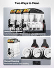 VEVOR Commercial Slushy Machine 15Lx3 Tank Margarita Smoothie Frozen Drink Maker