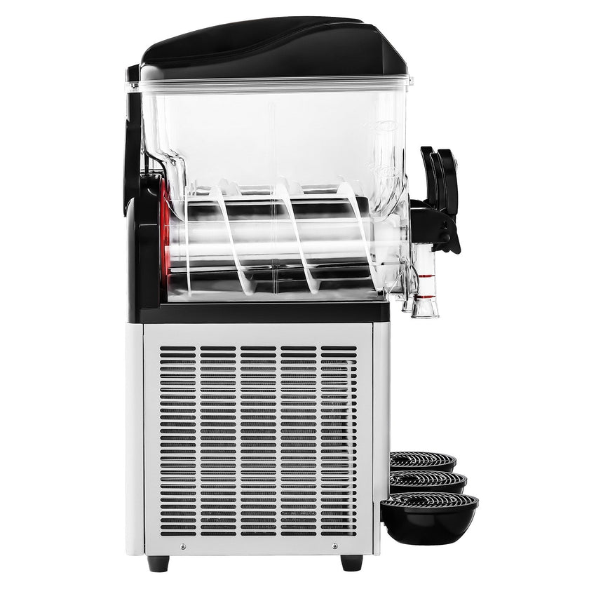 VEVOR Commercial Slushy Machine 15Lx3 Tank Margarita Smoothie Frozen Drink Maker