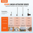 VEVOR Linear Actuator 12V, 6 Inch High Speed 0.55